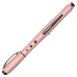 Roller Stabilo worker+NatureCOLORS Wildflower, 0.5 mm, corp burgundy, cerneala albastra