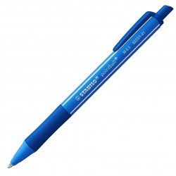 Pix cu mecanism Stabilo Pointball Colorful, 0.5 mm, albastru