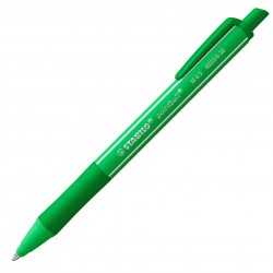 Pix cu mecanism Stabilo Pointball Colorful, 0.5 mm, verde