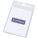 Ecuson vertical Donau, transparent, 62x83mm