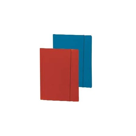 Dosar din carton lucios cu elastic, rosu