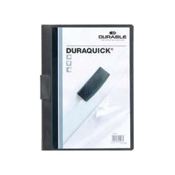 Dosar cu clip Duraquick, 20 coli, negru