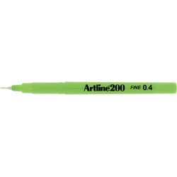Liner ARTLINE 200, varf fetru 0.4mm - vernil