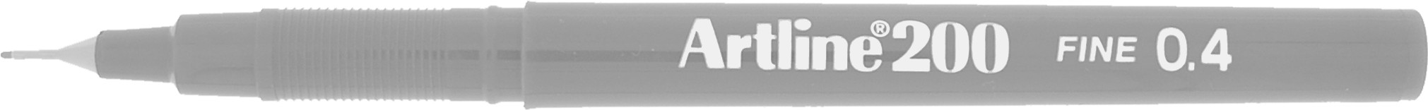 Liner ARTLINE 200, varf fetru 0.4mm - gri
