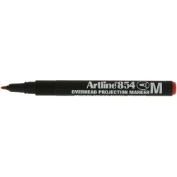 OHP Permanent marker ARTLINE 854, varf mediu - 1.0mm - rosu