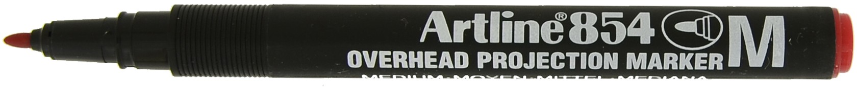 OHP Permanent marker ARTLINE 854, varf mediu - 1.0mm - rosu