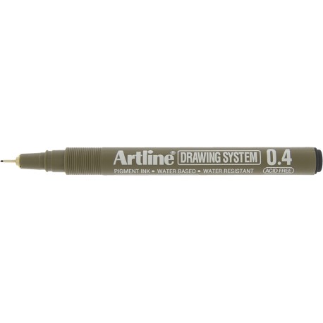 Marker pentru desen tehnic ARTLINE, varf fetru 0.4mm - negru