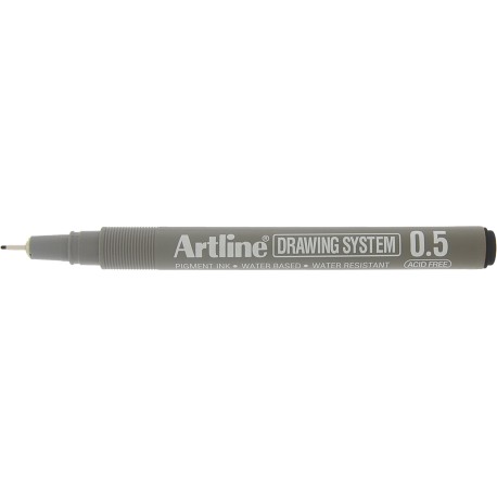 Marker pentru desen tehnic ARTLINE, varf fetru 0.5mm - negru