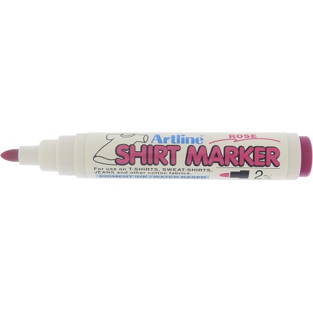 T-Shirt marker ARTLINE, corp plastic, varf rotund 2.0mm - roze