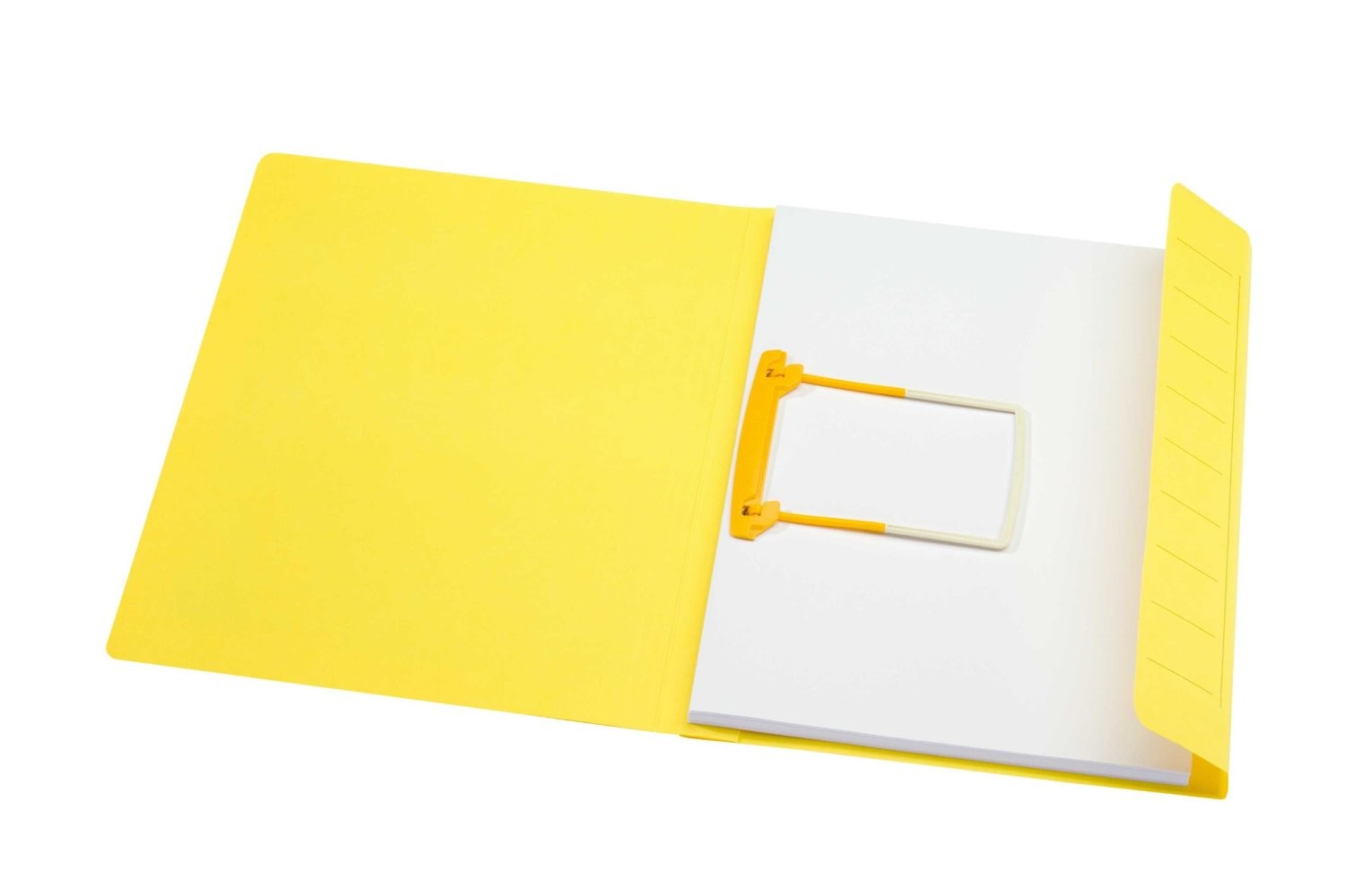 Dosar carton color cu alonja arhivare de mare capacitate, DJOIS Secolor - galben