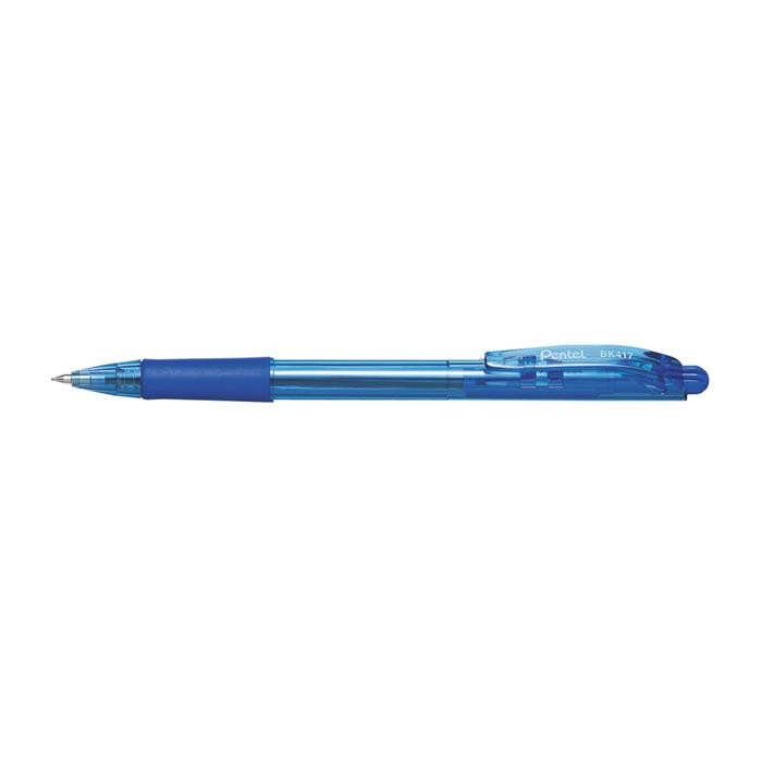Pix cu mecanism, Pentel BK-417, 0.7 mm, albastru