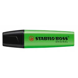 Textmarker Stabilo Boss, varf retezat 2 -5 mm, verde