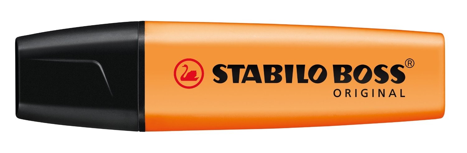 Textmarker Stabilo Boss, varf retezat 2 -5 mm, portocaliu