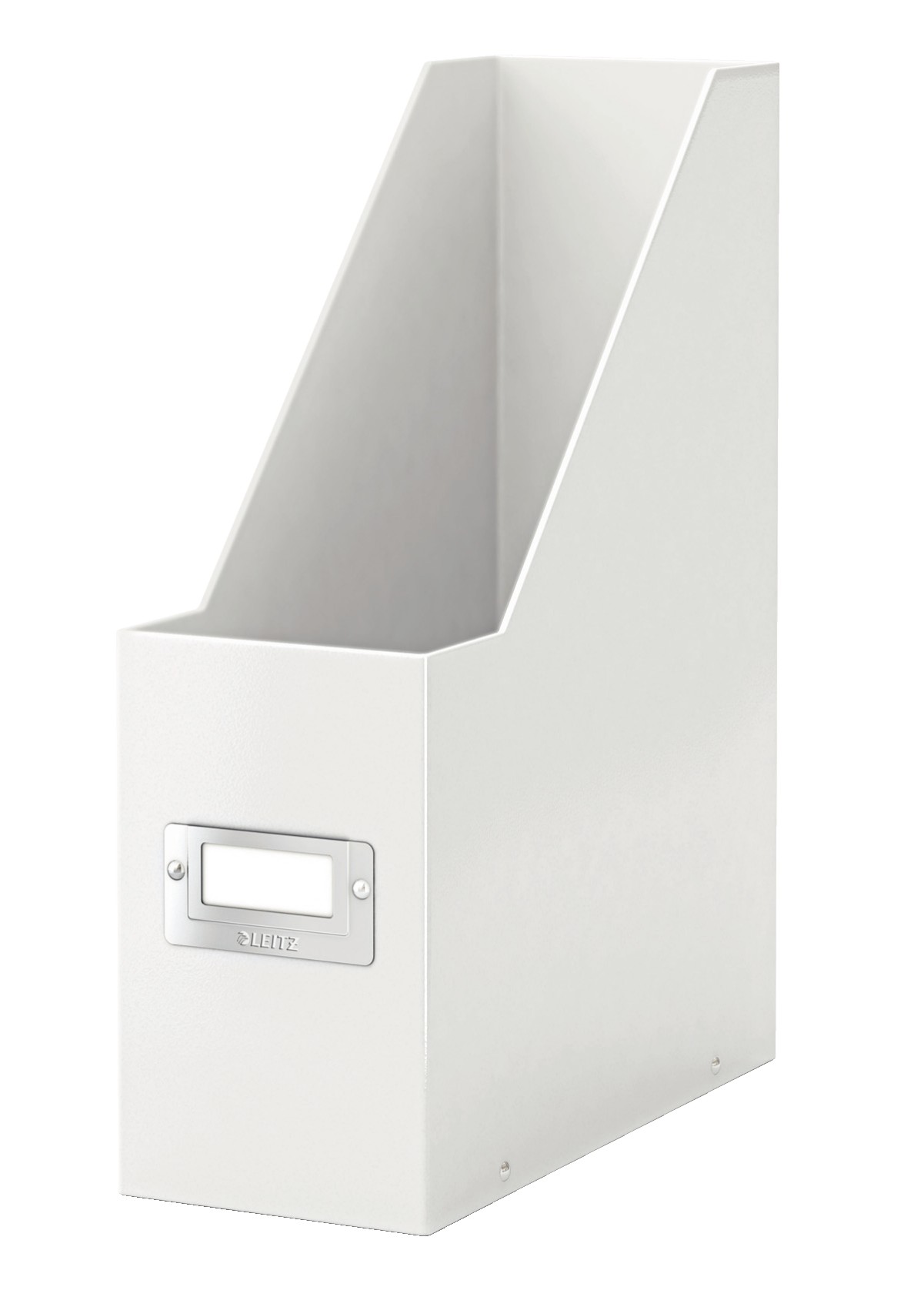 Suport vertical LEITZ WOW Click & Store, pentru documente, carton laminat, A4, alb