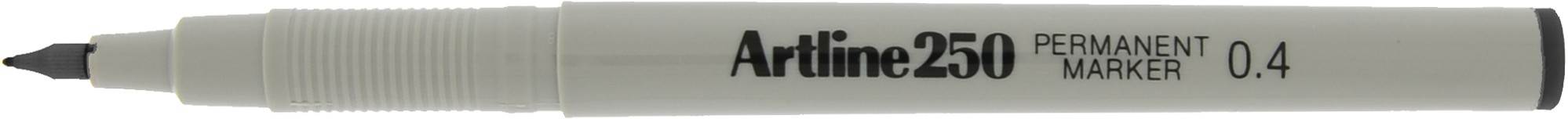 Permanent marker ARTLINE 250, corp plastic, varf rotund 0.4mm - negru