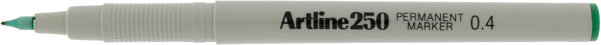 Permanent marker ARTLINE 250, corp plastic, varf rotund 0.4mm - verde