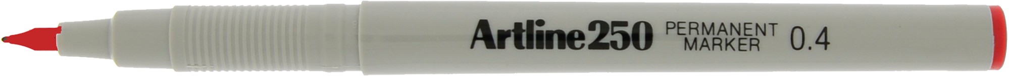 Permanent marker ARTLINE 250, corp plastic, varf rotund 0.4mm - rosu