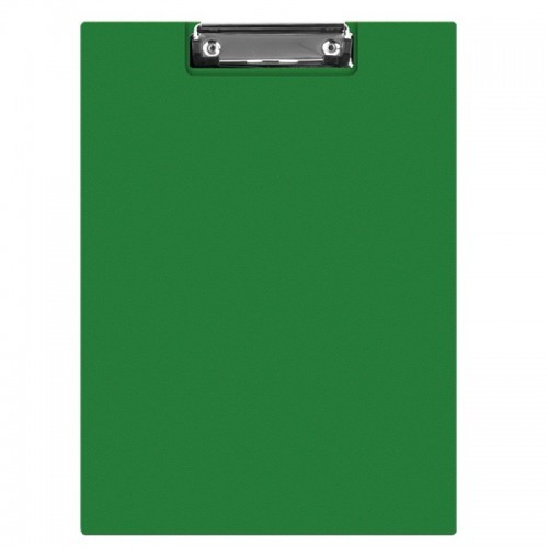 Clipboard dublu A5, plastifiat PVC, Q-Connect - verde