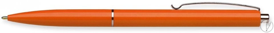 Pix SCHNEIDER K15, clema metalica, corp portocaliu - scriere albastra