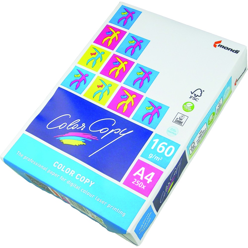 Carton digital A4,160g 250coli/top CC416 Copy Color