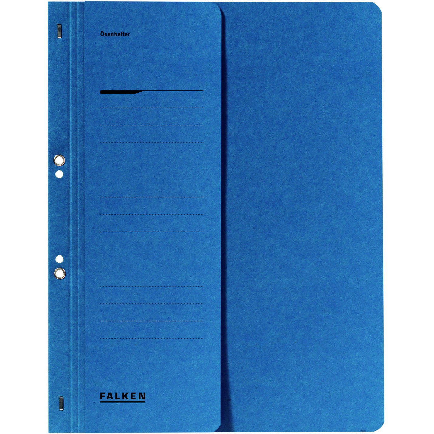 Dosar cu gauri 1/2 Falken Lux, carton, 250 g/mp, albastru