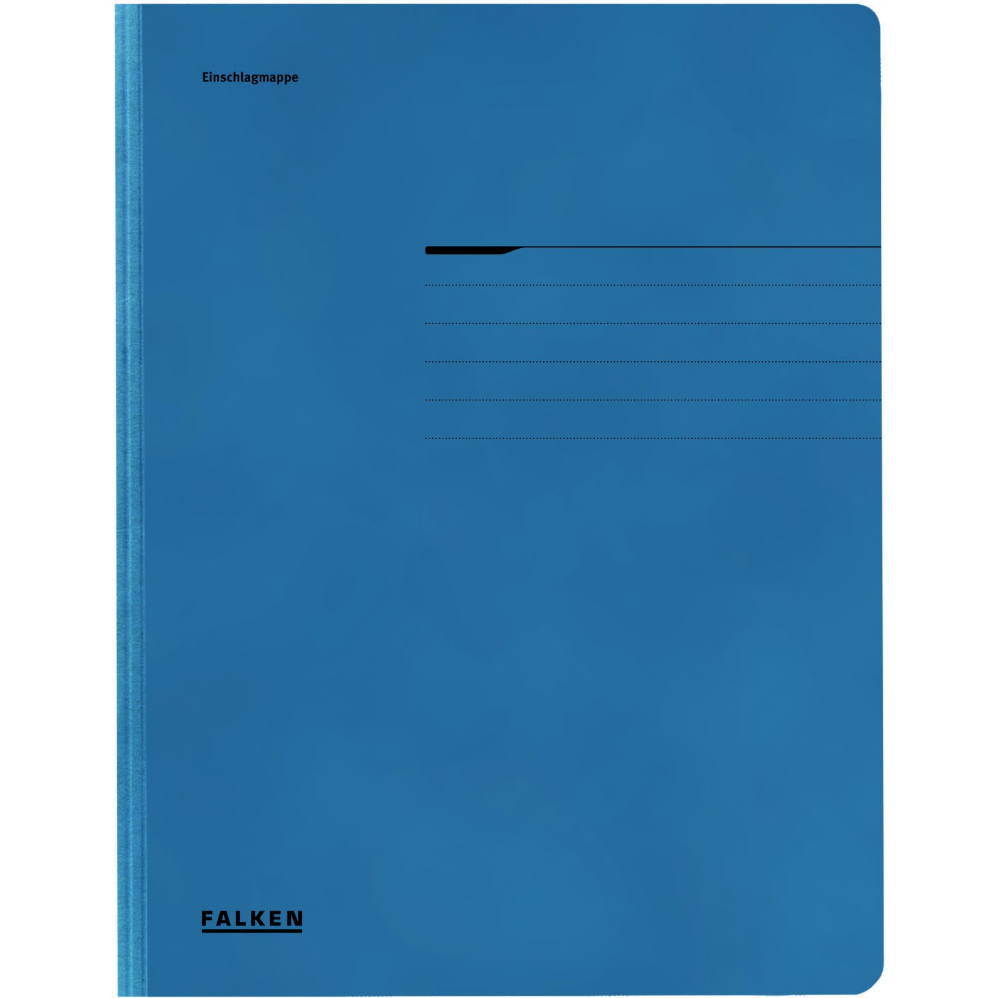 Dosar plic Falken Lux, carton, 320 g/mp, A4, albastru