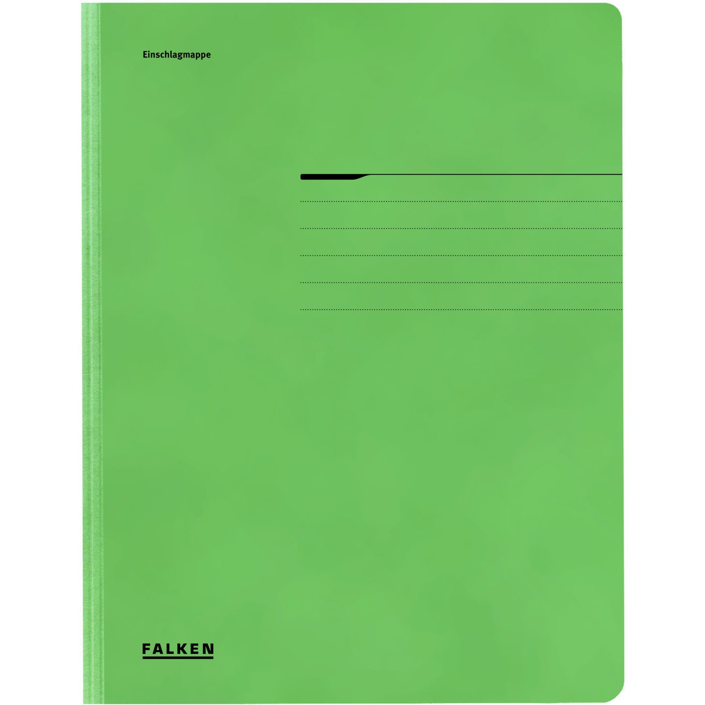 Dosar plic Falken Lux, carton, 320 g/mp, A4, verde