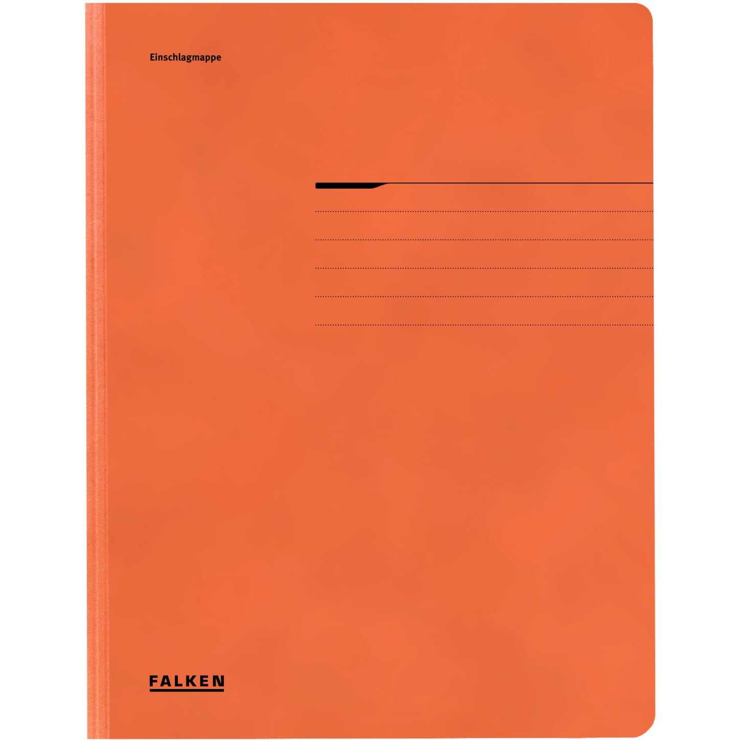 Dosar plic Falken Lux, carton, 320 g/mp, A4, portocaliu