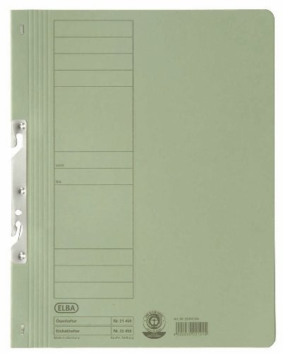 Dosar carton incopciat 1/1 ELBA Smart Line - verde