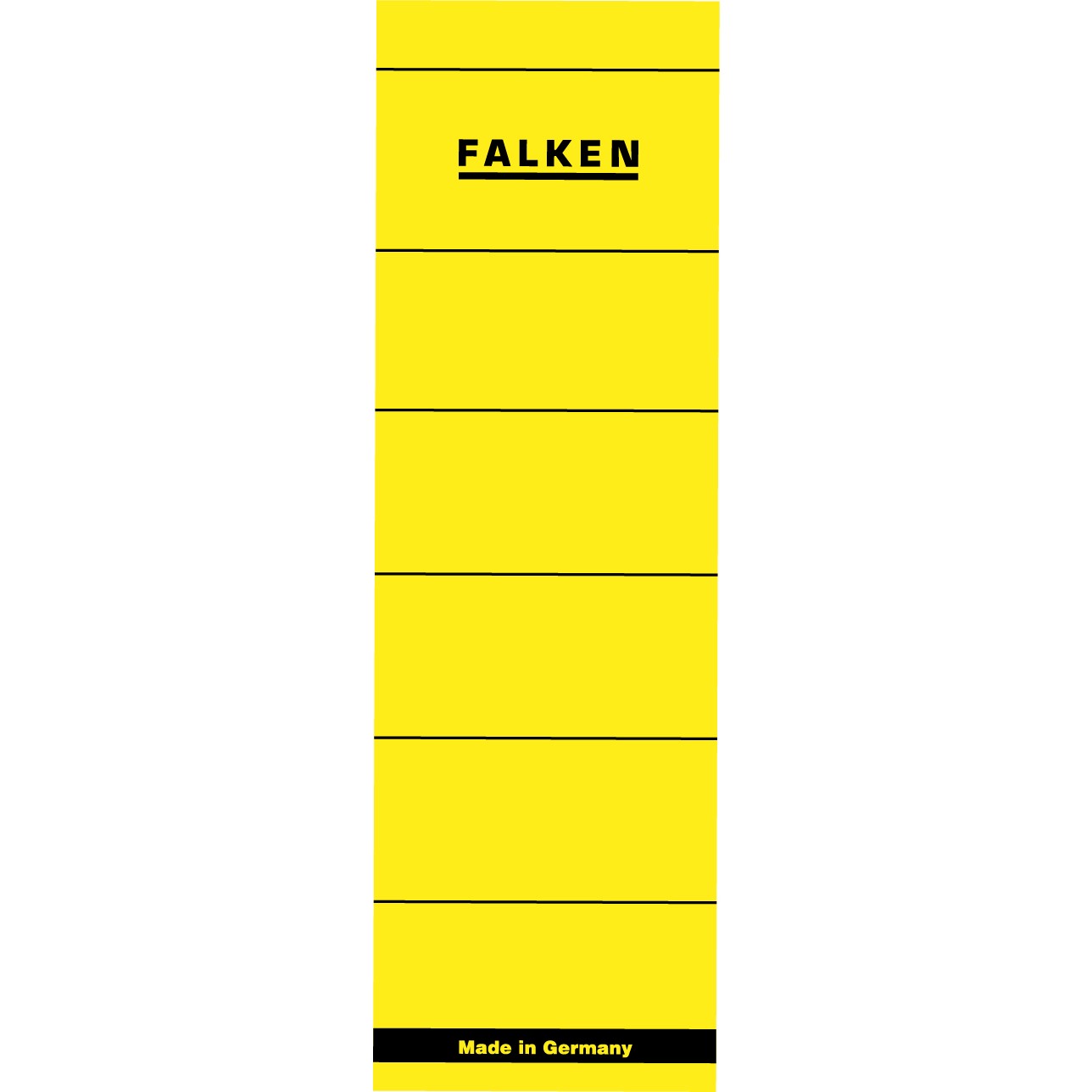 Etichete autoadezive pentru biblioraft 60 x 190 mm, 10 buc/set, galben