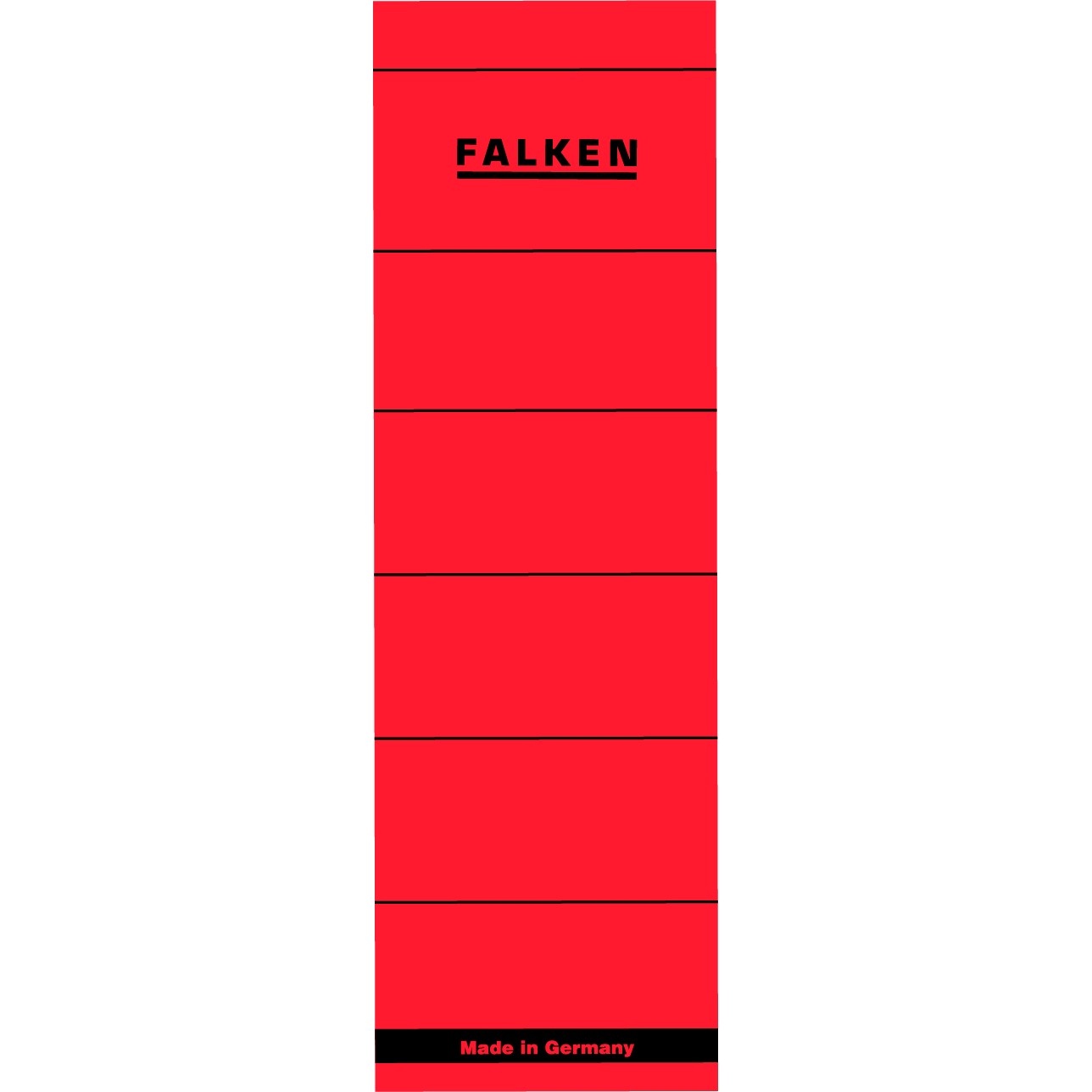 Etichete autoadezive pentru biblioraft 60 x 190 mm, 10 buc/set, rosu