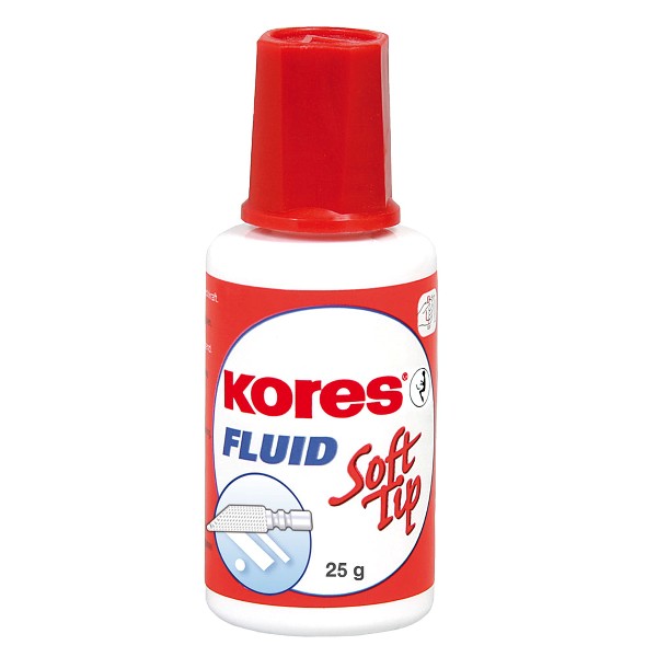 Fluid corector Kores Soft Tip, pe baza de solvent, 20 ml