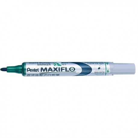 Marker pentru tabla Pentel Maxiflo, 4 mm, verde