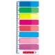 Index autoadeziv Kores, 12 x 45 mm, 8 culori/set, 25 file/culoare