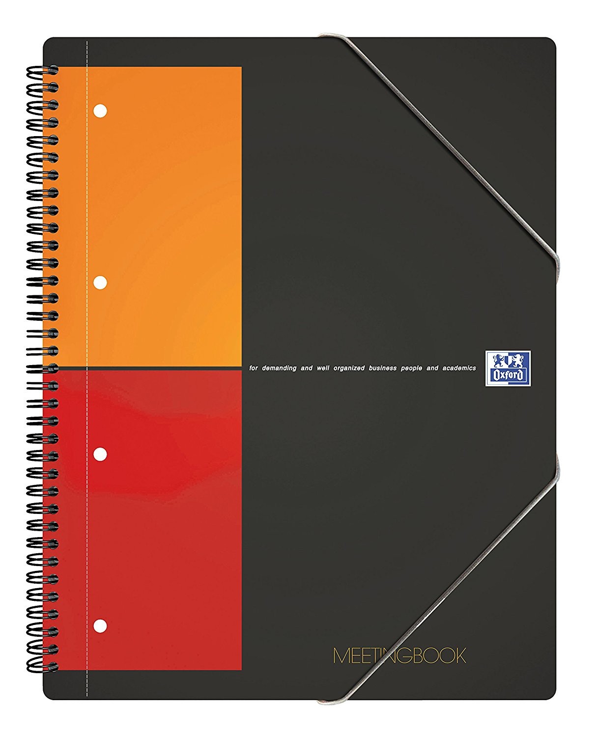 Caiet cu spirala A4 , OXFORD International Meetingbook, 80 file-80g/mp, 4 perf., coperta PP - matematica
