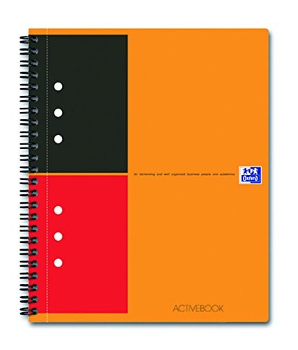 Caiet cu spirala A5+ , OXFORD International Activebook, 80 file-80g/mp, 10 perf., coperta PP - dictando