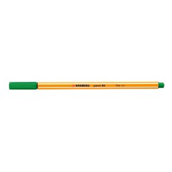 Liner Stabilo Point 88, varf 0.4 mm, verde