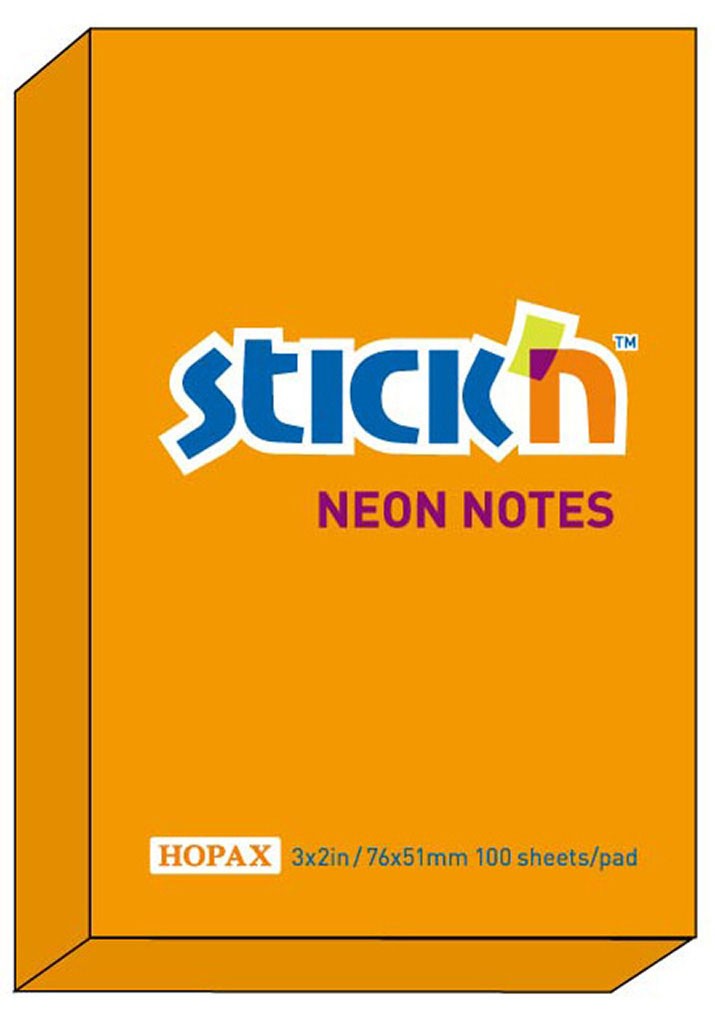Notes autoadeziv 76 x 51 mm, 100 file, Stick