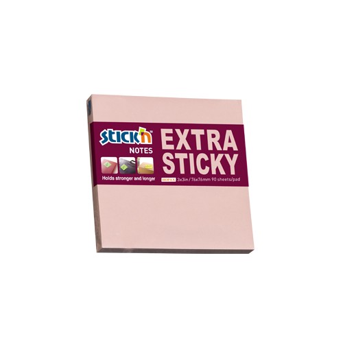 Notes autoadeziv extra-sticky 76 x 76mm, 90 file, Stick