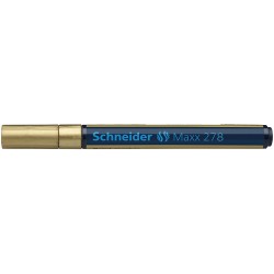 Marker pe baza de vopsea Schneider Maxx 278, auriu