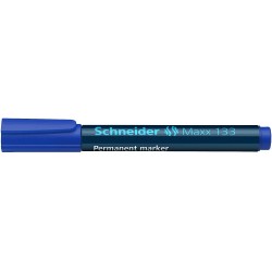 Permanent marker SCHNEIDER Maxx 133, varf tesit 1-4mm - albastru