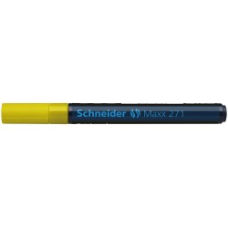 Marker cu vopsea SCHNEIDER Maxx 271, varf rotund 1-2mm - galben