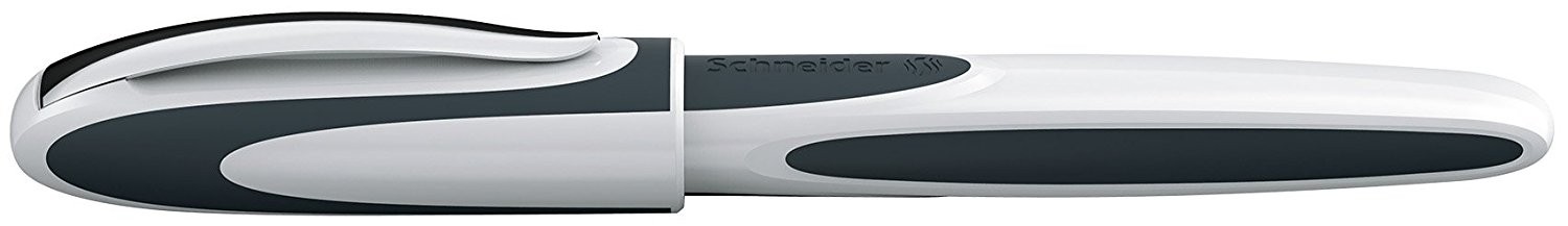 Stilou SCHNEIDER Ray (tip M - medium) - corp alb/gri inchis