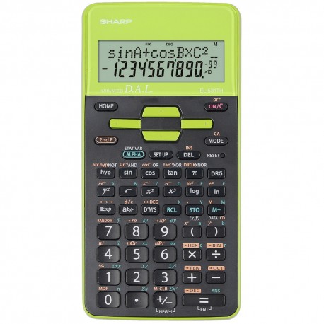Calculator stiintific, 10 digits, 273 functiuni, 161x80x15 mm, dual power, SHARP EL-531THGR - gri