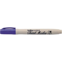 Marker pentru colorat ARTLINE Supreme, varf flexibil (tip pensula) - violet