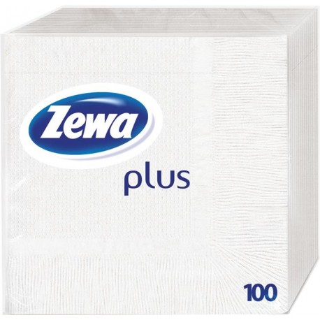 Servetele Zewa Plus, 1 strat, 33 x 33 cm, 100 bucati/pachet