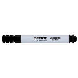 Marker pentru table de scris, varf rotund, corp plastic, Office Products - negru
