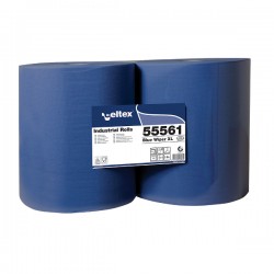 Rola lavete industriale XL, Celtex 55561, 2 straturi, hartie albastra, 1000 portii/rola 