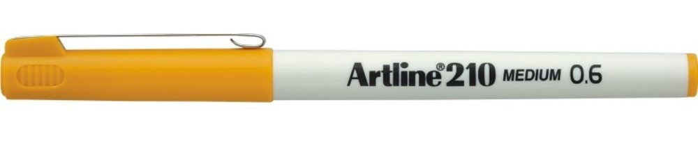 Liner ARTLINE 210, varf fetru 0.6mm - galben