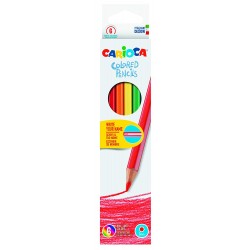 Creioane colorate, hexagonale, 6 culori/cutie, CARIOCA